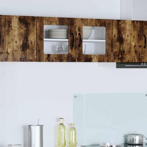 Kitchen Cabinet Smoked Oak 80 x 31 x 40 cm Engineered Wood vidaXL Kitchen Cabinet Smoked Oak 80 x 31 x 40 cm Engineered Wood vidaXL