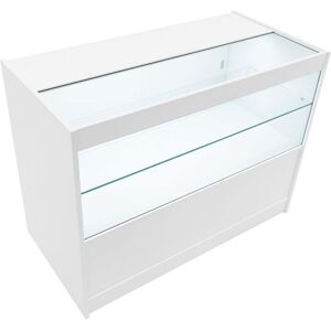 MONSTER SHOP Led Retail Shop Counter C1200 - White MONSTER SHOP Led Retail Shop Counter C1200 - White