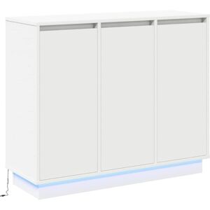 Sideboard with Shelf White 90 x 32 x 75 cm Engineered wood vidaXL Sideboard with Shelf White 90 x 32 x 75 cm Engineered wood vidaXL