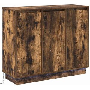 Vidaxl - Sideboard with Shelf Smoked Oak 90 x 32 x 75 cm Engineered wood Vidaxl - Sideboard with Shelf Smoked Oak 90 x 32 x 75 cm Engineered wood