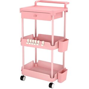 Levede 3 Tier Storage Trolley Cart on Wheels Kitchen Utility Rolling Rack Shelf Levede 3 Tier Storage Trolley Cart on Wheels Kitchen Utility Rolling Rack Shelf