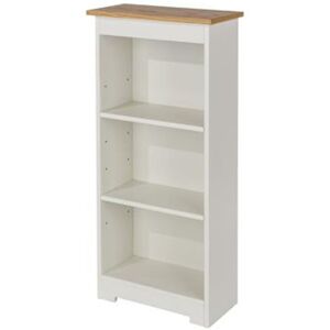 Core Products - Colorado Low Narrow Bookcase - mdf/mdp - 44 x 21.5 x 100 cm - Soft White/Oak Core Products - Colorado Low Narrow Bookcase - mdf/mdp - 44 x 21.5 x 100 cm - Soft White/Oak