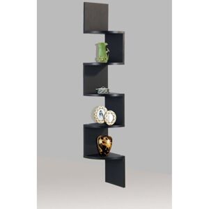 SPOT ON DEALZ Lucca 5 Tier Wall Mounted Corner Shelf - Black SPOT ON DEALZ Lucca 5 Tier Wall Mounted Corner Shelf - Black