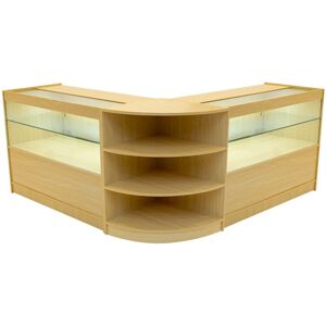 MONSTER SHOP Andromeda led Shop Counter Set LM60 & 2 x C1200 - Maple MONSTER SHOP Andromeda led Shop Counter Set LM60 & 2 x C1200 - Maple