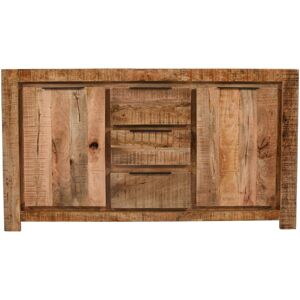 Verty Furniture - Merlin Mango Wooden Large Sideboard - 2 Door & 3 Drawer Verty Furniture - Merlin Mango Wooden Large Sideboard - 2 Door & 3 Drawer
