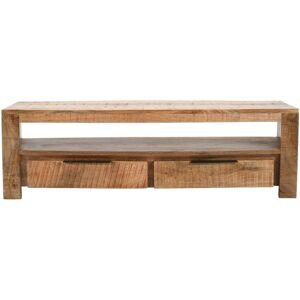 Verty Furniture - Merlin Mango Wooden Tv Stand With 2 Drawers Verty Furniture - Merlin Mango Wooden Tv Stand With 2 Drawers