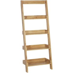 BELIANI 5 Tier Shelving Unit MOBILE TRIO 167 cm Light Brown BELIANI 5 Tier Shelving Unit MOBILE TRIO 167 cm Light Brown