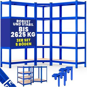 monzana Heavy Duty Corner Shelving Unit Set of 3 15 mdf Panels Garage Basement Racking Storage Workshop Shelves 2x 180x90x40cm 1x 180x70x40cm 2625KG Load monzana Heavy Duty Corner Shelving Unit Set of 3 15 mdf Panels Garage Basement Racking Storage Workshop Shelves 2x 180x90x40cm 1x 180x70x40cm 2625KG Load