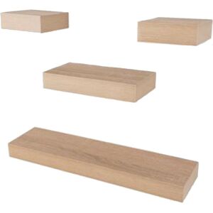 Core Products - 4 Pcs Narrow Hudson Box Shelf Pack - MDF/Chipboard - Oak Core Products - 4 Pcs Narrow Hudson Box Shelf Pack - MDF/Chipboard - Oak