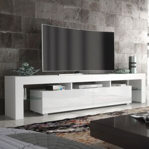 Creative Furniture - Nova tv Unit - White with Gloss Doors - 200cm Creative Furniture - Nova tv Unit - White with Gloss Doors - 200cm