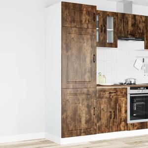 Vidaxl - Kitchen Cupboard Kalmar Smoked Oak Engineered Wood Vidaxl - Kitchen Cupboard Kalmar Smoked Oak Engineered Wood