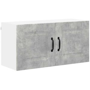 Kitchen Wall Cabinet with Shelf Concrete Grey 80 x 31 x 40 cm vidaXL Kitchen Wall Cabinet with Shelf Concrete Grey 80 x 31 x 40 cm vidaXL
