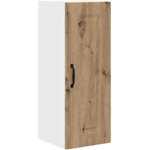Kitchen Wall Cabinet with Shelf Artisan Oak 30 x 31 x 80 cm vidaXL Kitchen Wall Cabinet with Shelf Artisan Oak 30 x 31 x 80 cm vidaXL