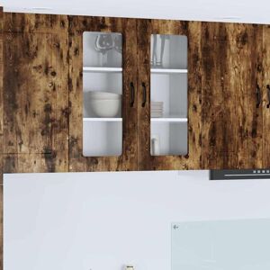 Kitchen Cabinet with Storage Kalmar Smoked Oak 80 x 31 x 80 cm vidaXL Kitchen Cabinet with Storage Kalmar Smoked Oak 80 x 31 x 80 cm vidaXL