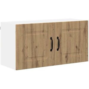 Kitchen Wall Cabinet with Shelf Artisan Oak 80 x 31 x 40 cm vidaXL Kitchen Wall Cabinet with Shelf Artisan Oak 80 x 31 x 40 cm vidaXL