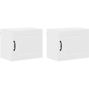 Kitchen Wall Cabinet with Shelf 2 pcs White 50 x 31 x 40 cm vidaXL Kitchen Wall Cabinet with Shelf 2 pcs White 50 x 31 x 40 cm vidaXL