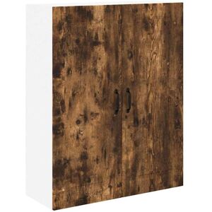 Kitchen Wall Cabinet with Shelf Smoked Oak 80 x 31 x 100 cm vidaXL Kitchen Wall Cabinet with Shelf Smoked Oak 80 x 31 x 100 cm vidaXL