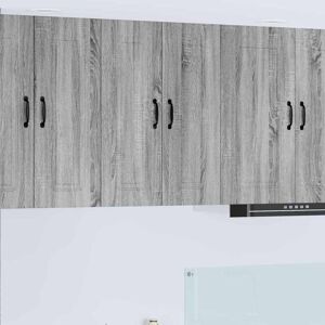 Kitchen Cabinet with Storage Kalmar Grey Sonoma 60 x 31 x 80 cm vidaXL Kitchen Cabinet with Storage Kalmar Grey Sonoma 60 x 31 x 80 cm vidaXL