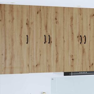 Kitchen Cabinet Kalmar Artisan Oak 60 x 31 x 100 cm vidaXL Kitchen Cabinet Kalmar Artisan Oak 60 x 31 x 100 cm vidaXL