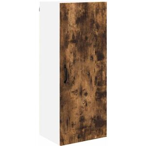 Kitchen Wall Cabinet with Shelf Smoked Oak 40 x 31 x 100 cm vidaXL Kitchen Wall Cabinet with Shelf Smoked Oak 40 x 31 x 100 cm vidaXL