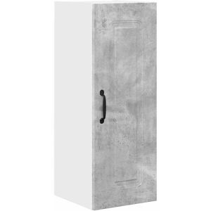 Kitchen Wall Cabinet with Shelf Concrete Grey 30 x 31 x 80 cm vidaXL Kitchen Wall Cabinet with Shelf Concrete Grey 30 x 31 x 80 cm vidaXL