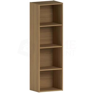Home Discount - Oxford 4 Tier Cube Bookcase Shelving Storage Unit, Oak Home Discount - Oxford 4 Tier Cube Bookcase Shelving Storage Unit, Oak