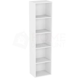 Home Discount - Oxford 5 Tier Cube Bookcase Shelving Storage Unit, White Home Discount - Oxford 5 Tier Cube Bookcase Shelving Storage Unit, White