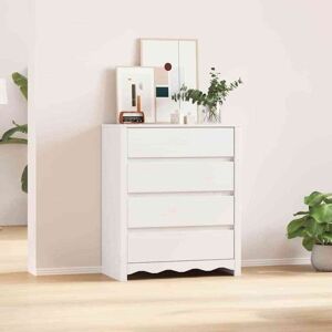 vidaXL Muschelweiß Holzwerkstoff Groß Kommode Rechteckig - Chest of Drawers vidaXL Muschelweiß Holzwerkstoff Groß Kommode Rechteckig - Chest of Drawers