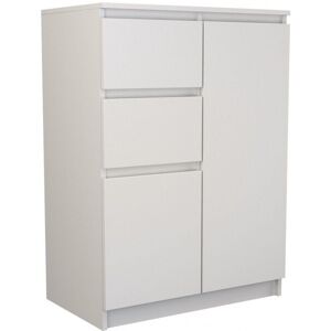 Hucoco Parma Modern Dresser - 97x70x40 - White Hucoco Parma Modern Dresser - 97x70x40 - White