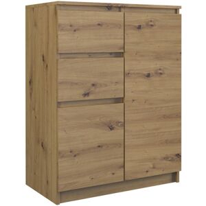 HUCoco Parma Modern Dresser - 2 Doors & 2 Drawers - Chest of drawers HUCoco Parma Modern Dresser - 2 Doors & 2 Drawers - Chest of drawers
