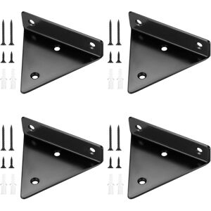 IKODM Pieces Floating Shelf Brackets, Invisible Triangle Wall Shelf Brackets, Metal Wall Shelf Brackets IKODM Pieces Floating Shelf Brackets, Invisible Triangle Wall Shelf Brackets, Metal Wall Shelf Brackets