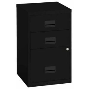 3 Drawer A4 Filing Cabinet – Black - Pierre Henry 3 Drawer A4 Filing Cabinet – Black - Pierre Henry