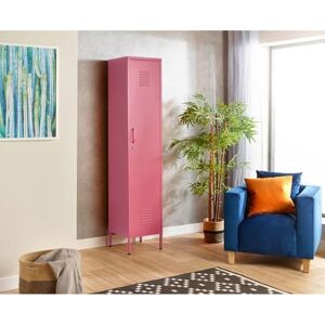 Mmt Furniture Designs Ltd - Pink Metal Locker Storage Cabinet Cupboard Retro Vintage Narrow 4 Tier 180 Mmt Furniture Designs Ltd - Pink Metal Locker Storage Cabinet Cupboard Retro Vintage Narrow 4 Tier 180