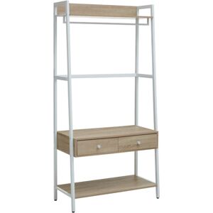 Premier Housewares Natural Oak Storage Unit - Sturdy, Spacious, Modern Premier Housewares Natural Oak Storage Unit - Sturdy, Spacious, Modern