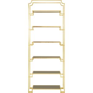 Premier Housewares Interiors by Premier Sophisticated 6 Tier Bookshelf, Durable And Sturdy Tall Book Shelves, Easily Maintained Book Storage Shelf Premier Housewares Interiors by Premier Sophisticated 6 Tier Bookshelf, Durable And Sturdy Tall Book Shelves, Easily Maintained Book Storage Shelf
