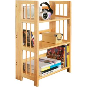 Premier Housewares Interiors by Premier Hevea Wood Three Tier Shelf Unit, Living Room Shelving Unit, Wooden Corner Shelves For Storage Solution Premier Housewares Interiors by Premier Hevea Wood Three Tier Shelf Unit, Living Room Shelving Unit, Wooden Corner Shelves For Storage Solution