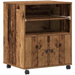 Vidaxl - Printer Stand Old wood 60 x 48 x 74 cm Engineered wood Vidaxl - Printer Stand Old wood 60 x 48 x 74 cm Engineered wood