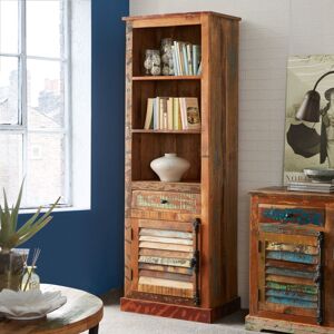 Verty Furniture - Reclaimed Boat Bookcase - Multicolour Verty Furniture - Reclaimed Boat Bookcase - Multicolour