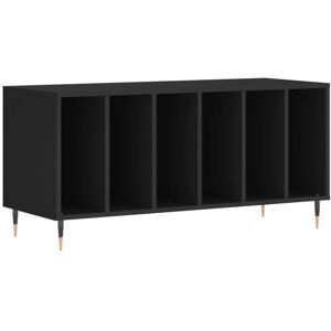Record Cabinet Black 100x38x48 cm Engineered Wood vidaXL Record Cabinet Black 100x38x48 cm Engineered Wood vidaXL