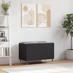 Vidaxl - Record Cabinet Black 74.5x38x48 cm Engineered Wood Vidaxl - Record Cabinet Black 74.5x38x48 cm Engineered Wood