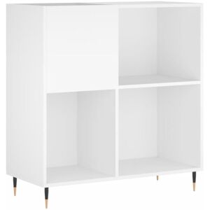 Record Cabinet White 84.5x38x89 cm Engineered Wood Vidaxl Record Cabinet White 84.5x38x89 cm Engineered Wood Vidaxl