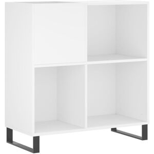 Record Cabinet White 84.5x38x89 cm Engineered Wood Vidaxl Record Cabinet White 84.5x38x89 cm Engineered Wood Vidaxl