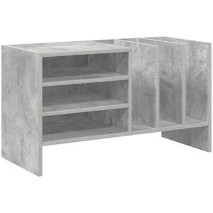 Record Cabinet Concrete Grey 78.5 x 35 x 45 cm Engineered Wood vidaXL Record Cabinet Concrete Grey 78.5 x 35 x 45 cm Engineered Wood vidaXL