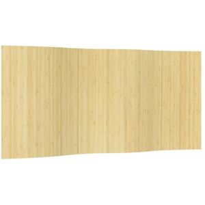Room Divider Light Natural 165x400 cm Bamboo Vidaxl Room Divider Light Natural 165x400 cm Bamboo Vidaxl