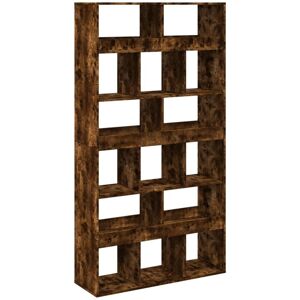 Room Divider Smoked Oak100x33x187.5 cm Engineered Wood vidaXL Room Divider Smoked Oak100x33x187.5 cm Engineered Wood vidaXL