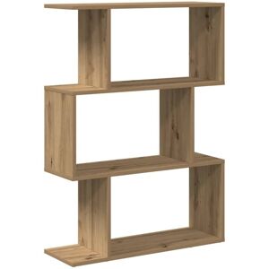 Room Divider Bookcase 3-Tier Artisan Oak 70x24x97 cm Engineered Wood Vidaxl Room Divider Bookcase 3-Tier Artisan Oak 70x24x97 cm Engineered Wood Vidaxl