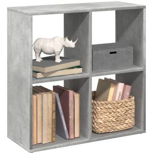 Room Divider Bookcase Concrete Grey 69.5x29x69.5 cm Engineered Wood Vidaxl Room Divider Bookcase Concrete Grey 69.5x29x69.5 cm Engineered Wood Vidaxl