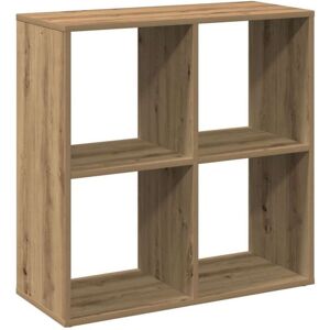 Room Divider Bookcase Artisan Oak 69.5x29x69.5 cm Engineered Wood Vidaxl Room Divider Bookcase Artisan Oak 69.5x29x69.5 cm Engineered Wood Vidaxl