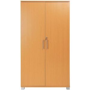 MMT FURNITURE DESIGNS LTD Beech wooden Filing cabinet with 3 shelves - 2 Door Lockable Filing Cabinet - Tall wood Office Storage Cupboard Organiser - Strong and Sturdy MMT FURNITURE DESIGNS LTD Beech wooden Filing cabinet with 3 shelves - 2 Door Lockable Filing Cabinet - Tall wood Office Storage Cupboard Organiser - Strong and Sturdy