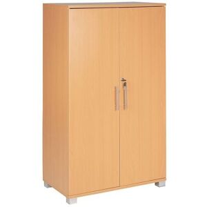 Mmt Furniture Designs Ltd - Beech wooden Filing cabinet with 2 shelves - 2 Door Lockable Filing Cabinet - Tall wood Office Storage Cupboard Organiser Mmt Furniture Designs Ltd - Beech wooden Filing cabinet with 2 shelves - 2 Door Lockable Filing Cabinet - Tall wood Office Storage Cupboard Organiser